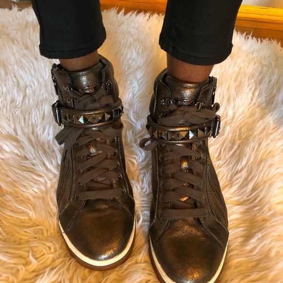 Micheal Kors Hightop Sneakers - Picture 4 of 5